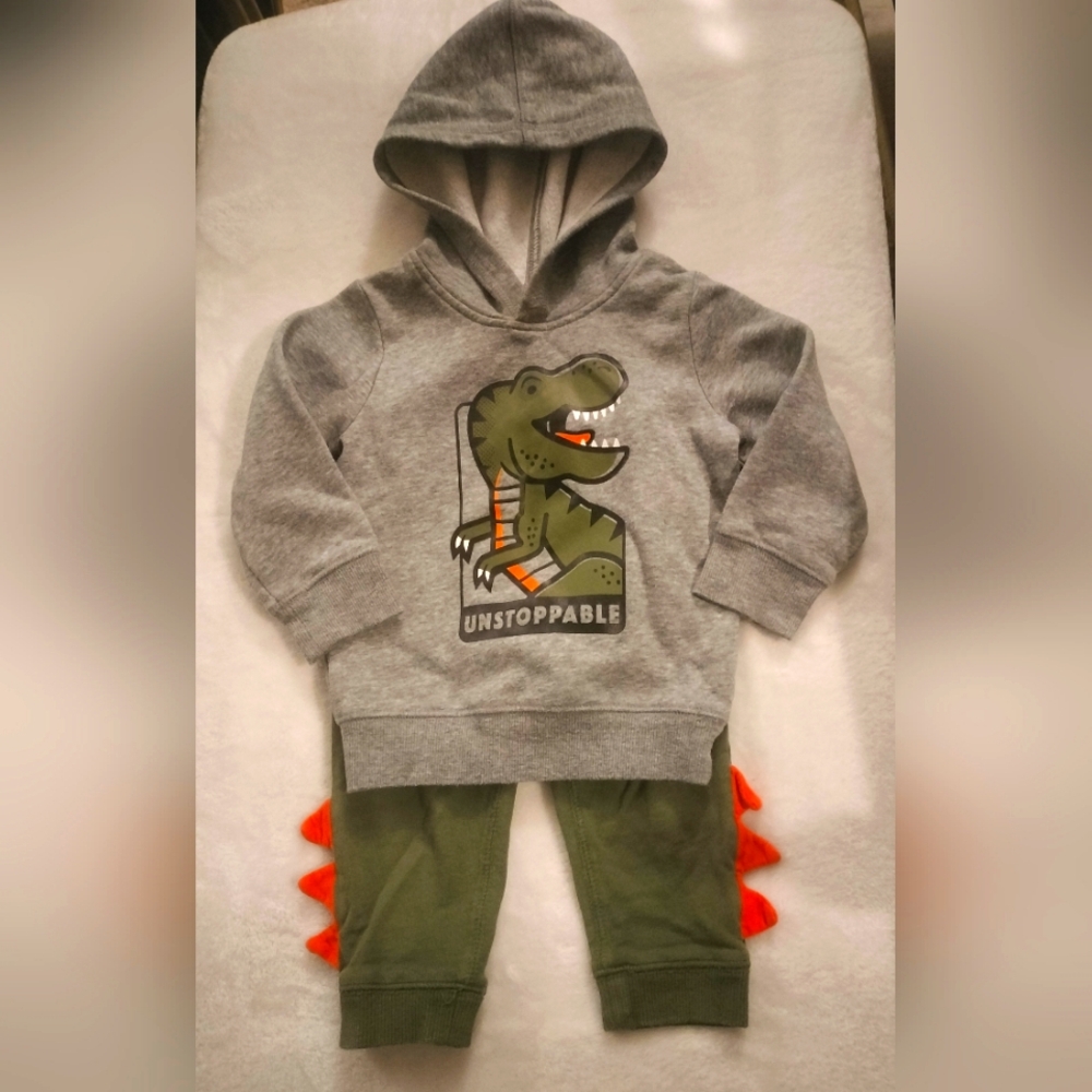⚜️ Cute Dinosaur Hoodie Outfit